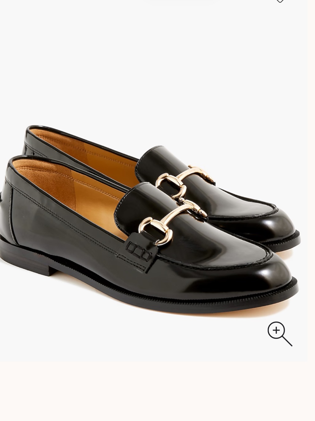 J Crew Black Classic Loafers Size 7.5